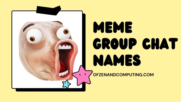 Meme Group Chat Names (2025)