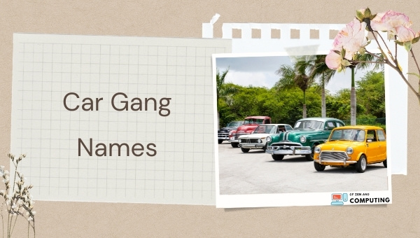 Car Gang Names (2025)