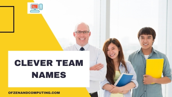 Clever Team Names Ideas (2025)