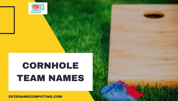 Cornhole Team Names Ideas (2025)