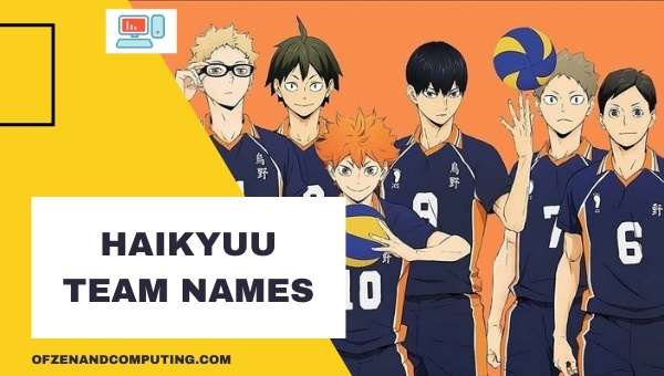 Haikyuu Team Names Ideas (2025)