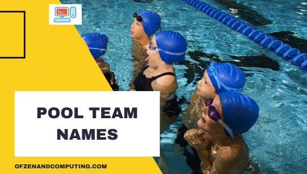 Pool Team Names Ideas (2025)