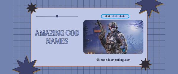 Amazing COD Names (2025)