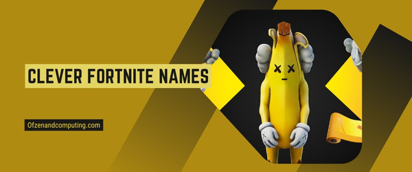 Clever Fortnite Names 2025 (Usernames)