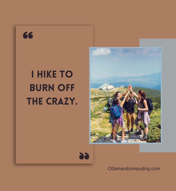 Funny Hiking Captions For Instagram (2025)