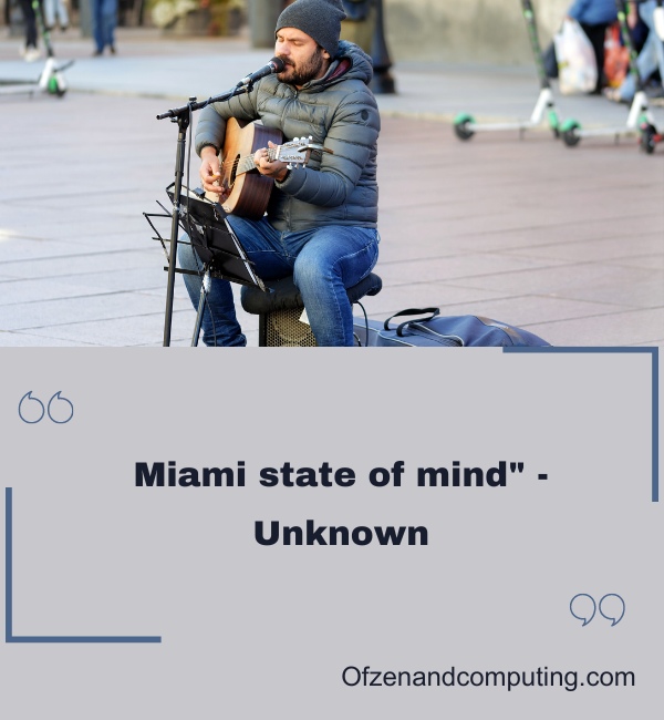 Miami Song Lyrics For Instagram Captions (2025)
