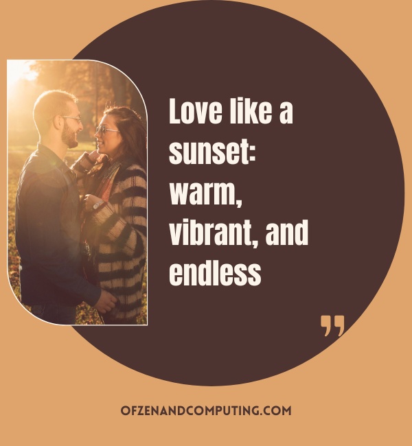 Romantic Sunset Captions For Instagram (2025)