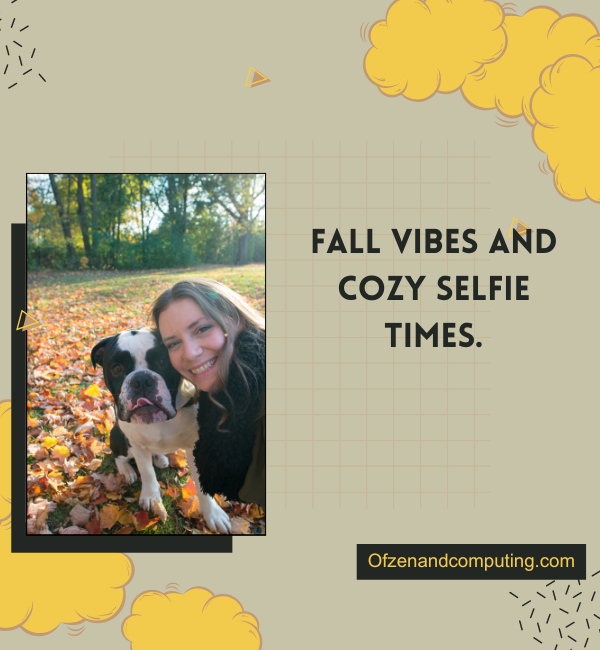 Selfie Fall Captions For Instagram (2025)