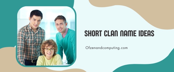 Short Clan Names Ideas (2025)