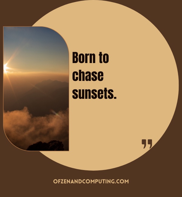 Short Sunset Captions For Instagram (2025)