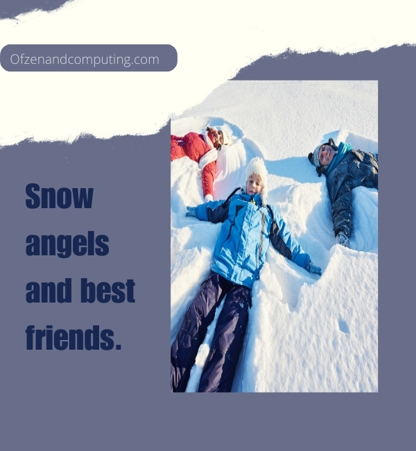 Snow Instagram Captions With Friends (2025)
