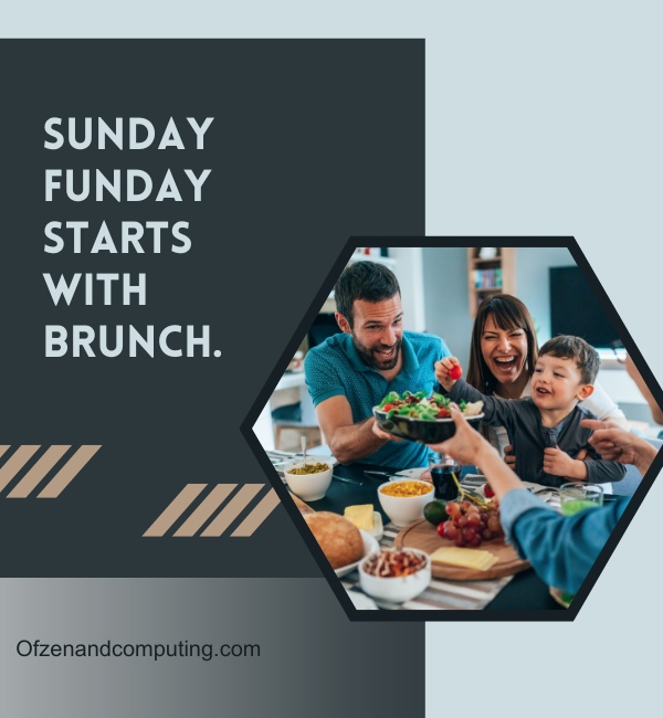 Sunday Brunch Captions For Instagram (2025)