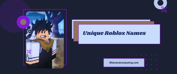 Unique Roblox Names Ideas 2025 (Usernames)
