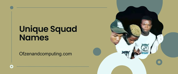 Unique Squad Names Ideas (2025)
