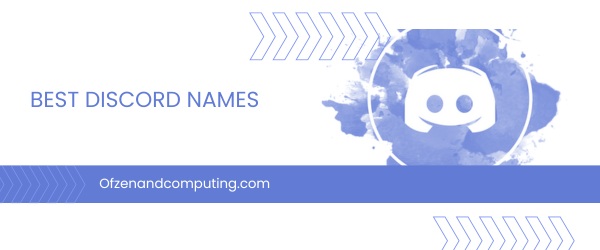 Best Discord Names