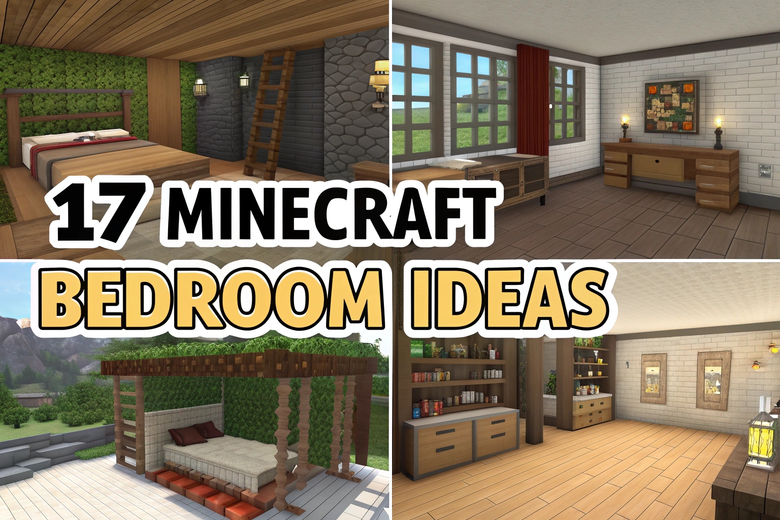 17 Minecraft Bedroom Ideas