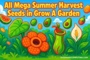 All Mega Summer Harvest Seeds in Grow A Garden