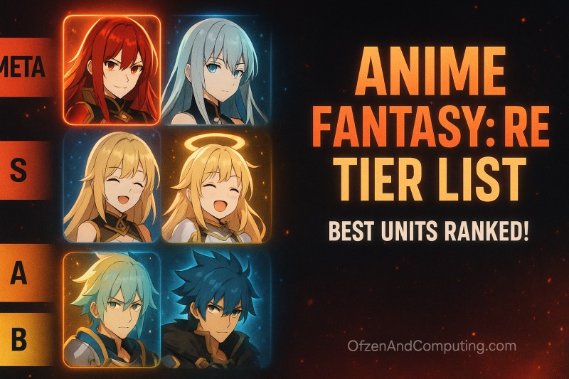 Anime Fantasy RE Tier List (2025) Best Units List