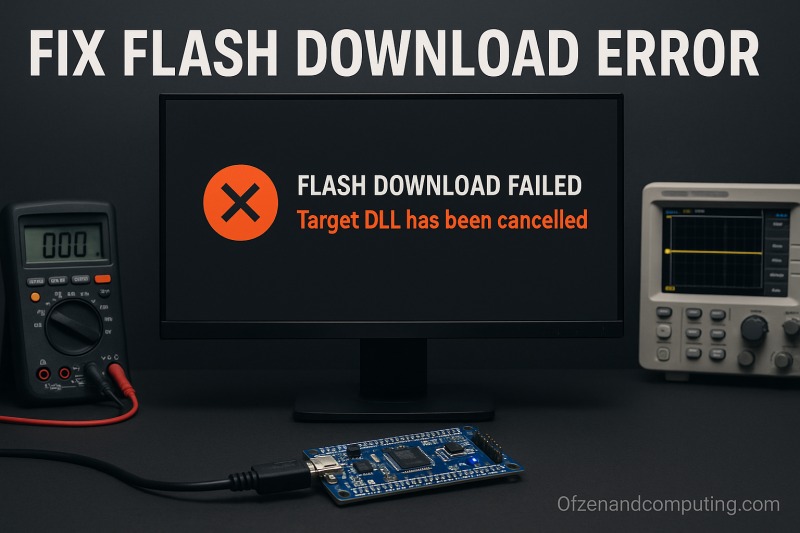 How to Fix Flash Download Failed - Target DLL Has Been Cancelled Error