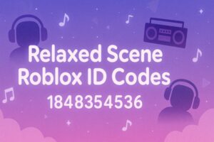 Relaxed Scene Roblox music ID Codes