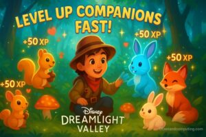 Dreamlight Valley - How to Level Up Companions Fast