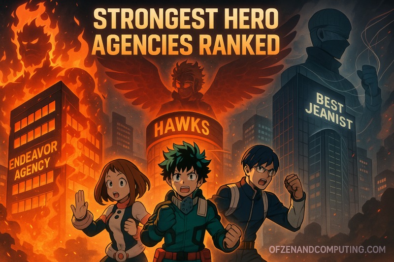 My Hero Academia - 7 Strongest Hero Agencies Ranked